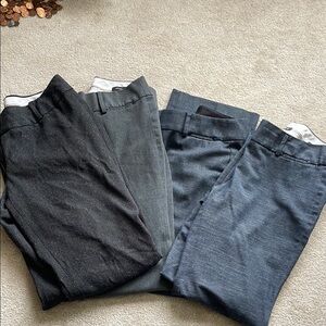 Bundle of Loft size 4 Julie pants. These have been hemmed for a curvy 5’5.